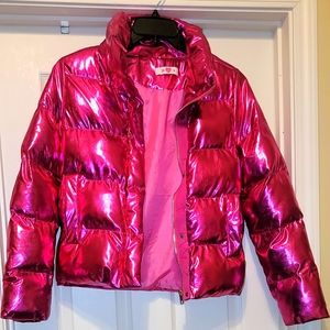 Buddy Love Pink Metallica Coat